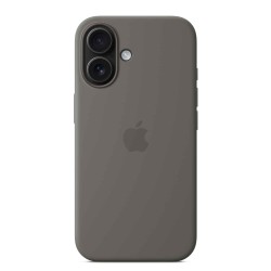 Cover for smartphone APPLE iPhone 16 Silicone Case With MagSafe (Stone Gray) (MYY33ZM/A)