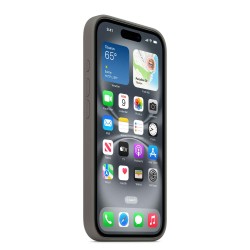 Cover for smartphone APPLE iPhone 16 Silicone Case With MagSafe (Stone Gray) (MYY33ZM/A)