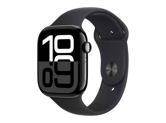 Смарт-часы APPLE WATCH SERIES 10 42MM JET BLACK ALUMINIUM BLACK SPORT BAND (A2997) (MWWE3QI/A)