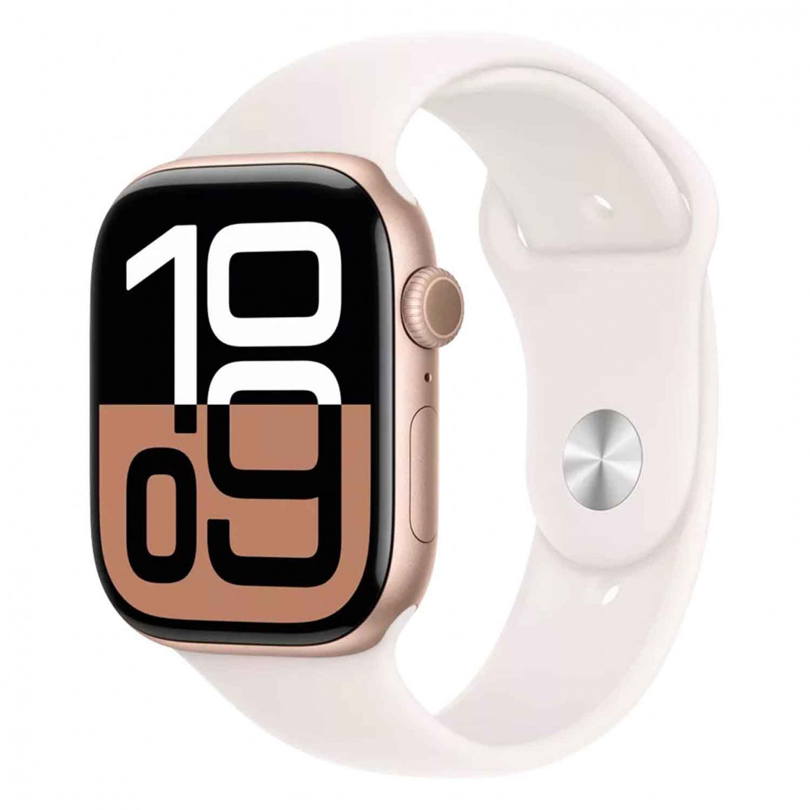 Սմարթ ժամացույց APPLE WATCH SERIES 10 42MM ROSE GOLD ALUMINIUM LIGHT BLUSH SPORT BAND (A2997) (MWWH3QI/A)