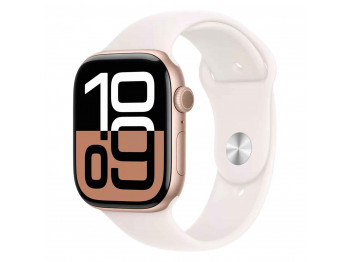 Smart watch APPLE WATCH SERIES 10 42MM ROSE GOLD ALUMINIUM LIGHT BLUSH SPORT BAND (A2997) (MWWH3QI/A)