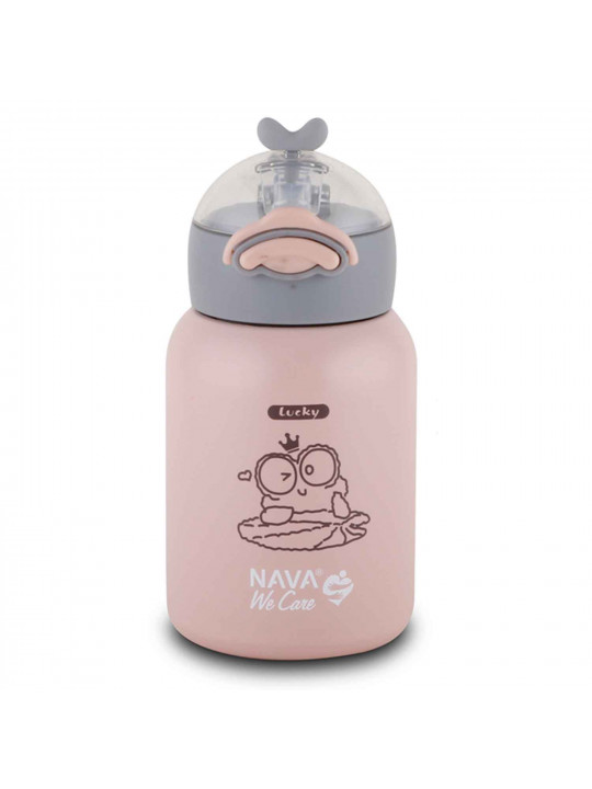 Бутылка для воды NAVA 10-110-001 S.STEEL WE CARE PINK 350ML 