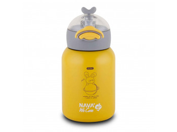 Water bottle NAVA 10-110-004 S.STEEL WE CARE YELLOW 350ML 