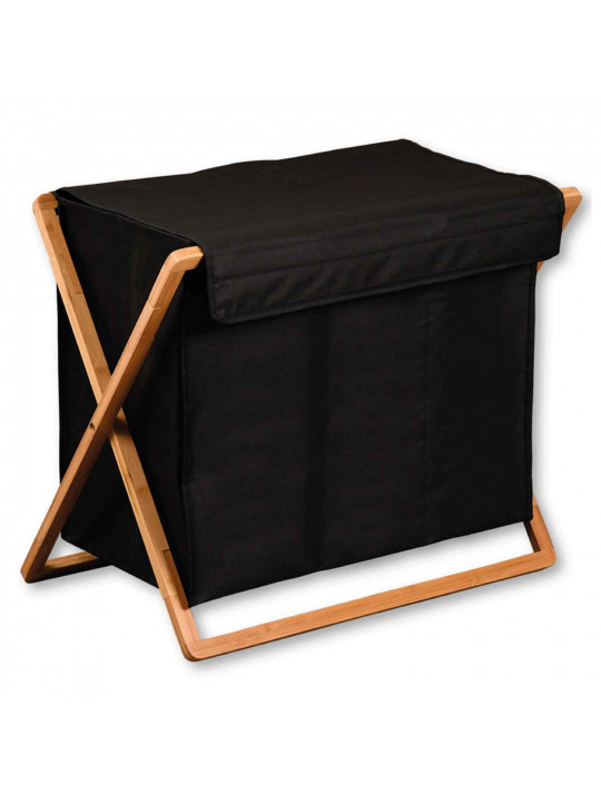 Laundry basket KESPER 19437 BLACK TRIO 