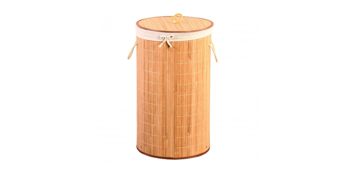 Laundry basket KESPER 19572 BAMBOO LAUNDRY ROUND 