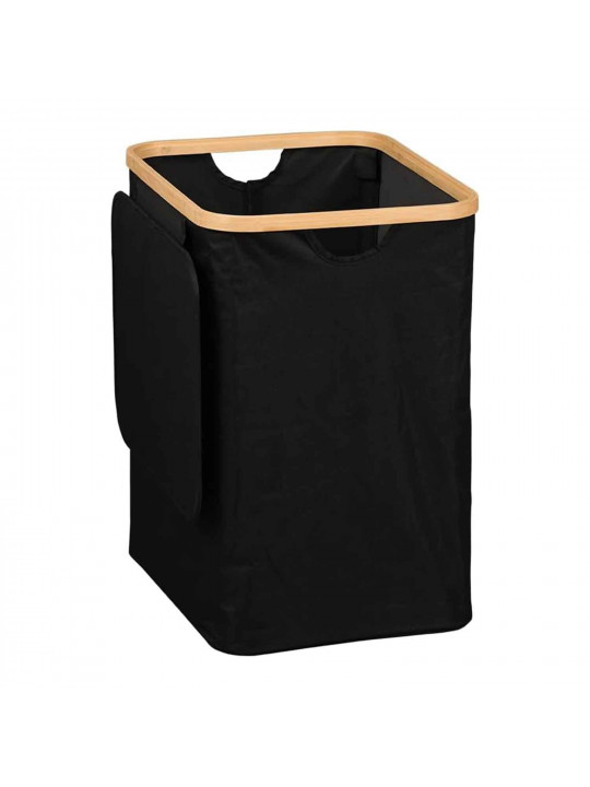 Laundry basket KESPER 19594 BLACK WITH COVER 