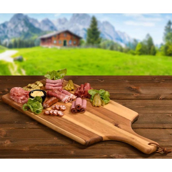 Chopping board KESPER 28198 ACACIA CUTTING & SERVING 