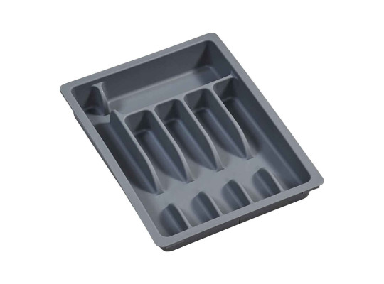 Cutlery box KESPER 30087 PLASTIC GREY ADJUSTABLE 29/50x38CM 