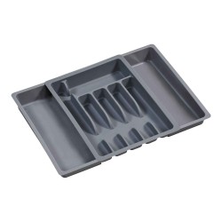 Cutlery box KESPER 30087 PLASTIC GREY ADJUSTABLE 29/50x38CM 