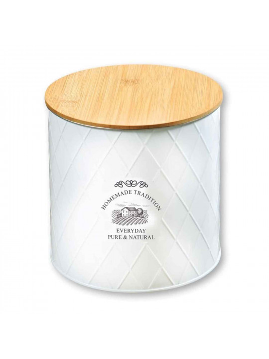 Jar KESPER 38267 METAL WHITE 17CM 