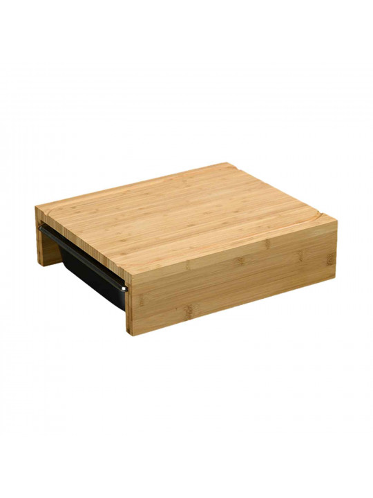 Chopping board KESPER 58355 BAMBOO WITH 2 STEEL TRAYS 