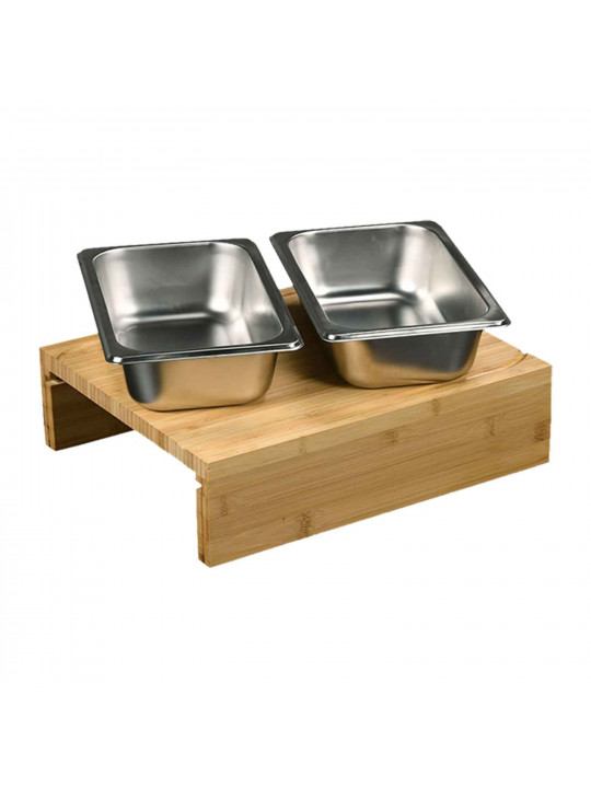 Разделочная доска KESPER 58355 BAMBOO WITH 2 STEEL TRAYS 