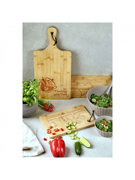 Chopping board KESPER 58395 BAMBOO FOR SERVING 