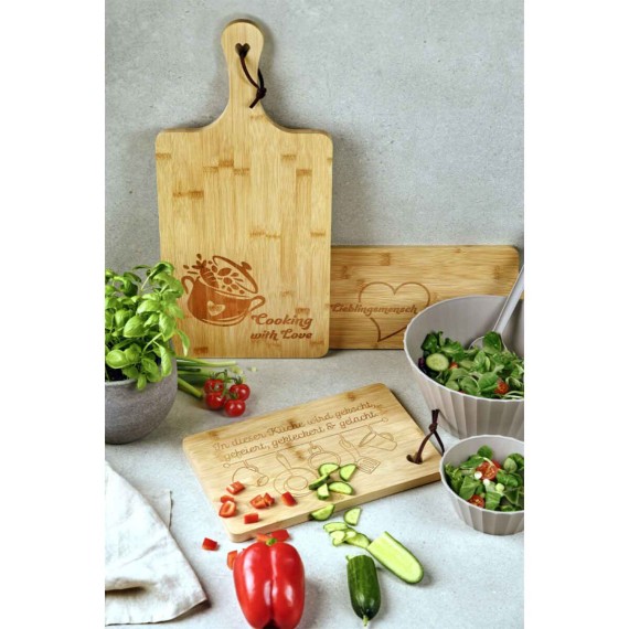 Chopping board KESPER 58395 BAMBOO FOR SERVING 