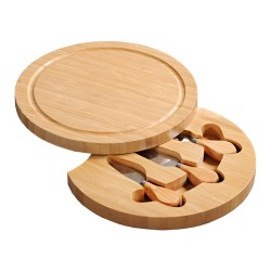 Chopping board KESPER 58642 BAMBOO FOR CHEESE W/KNIVES 