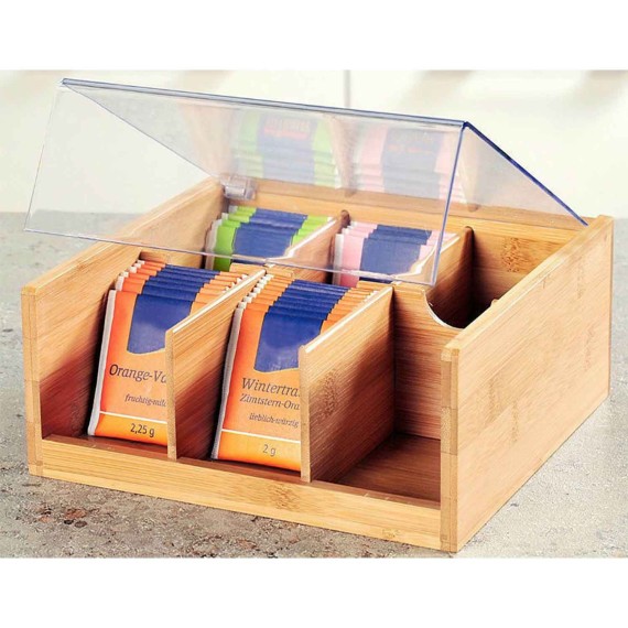 Box and baskets KESPER 58903 FOR TEA & COFFFE PADS 