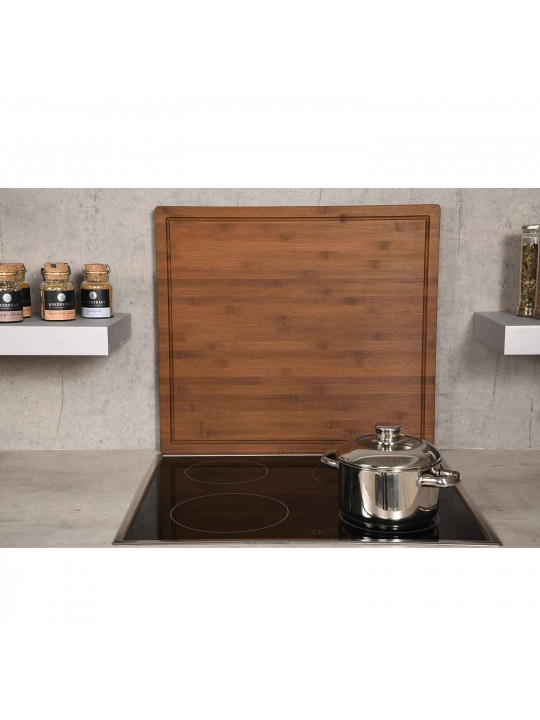 Разделочная доска KESPER 59599 DARK  BAMBOO HOB COVER 