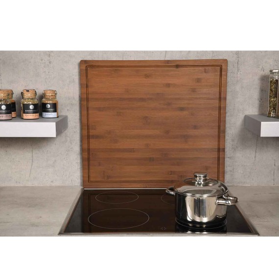 Խոհարարական տախտակ KESPER 59599 DARK  BAMBOO HOB COVER 