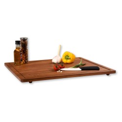 Chopping board KESPER 59599 DARK  BAMBOO HOB COVER 