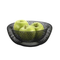 Кoрзина для фруктов KESPER 90866 METAL BLACK ROUND SMALL 