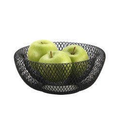 Fruit basket KESPER 90866 METAL BLACK ROUND SMALL 