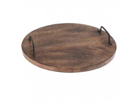 Поднос KOOPMAN A65000080 CUTTING BOARD ROUND MANGO (847578) 