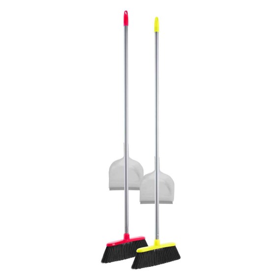 Dustpan APEX ITALY 11683 FLUO SET WITH DUSTPAN 