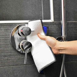 Тряпка для пыли APEX ITALY 15094 MICROFIBRE SPONGE CLOTH FOR SHOWER CABIN 24x17 