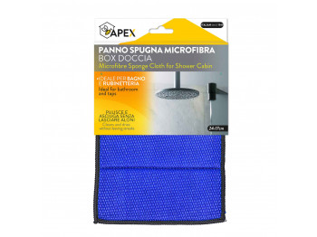 Փոշու շոր APEX ITALY 15094 MICROFIBRE SPONGE CLOTH FOR SHOWER CABIN 24x17 