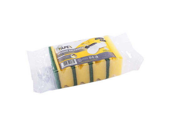 Тряпка для пыли APEX ITALY 16037 SET 4PC FINGER SAFE SPONGES 