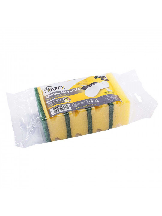 Тряпка для пыли APEX ITALY 16037 SET 4PC FINGER SAFE SPONGES 