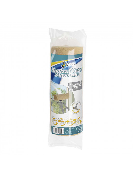 Уход за полом APEX ITALY 20392 REFFIL SPONGE SQUIZZO FOR WINDOW AUTOMATIC 