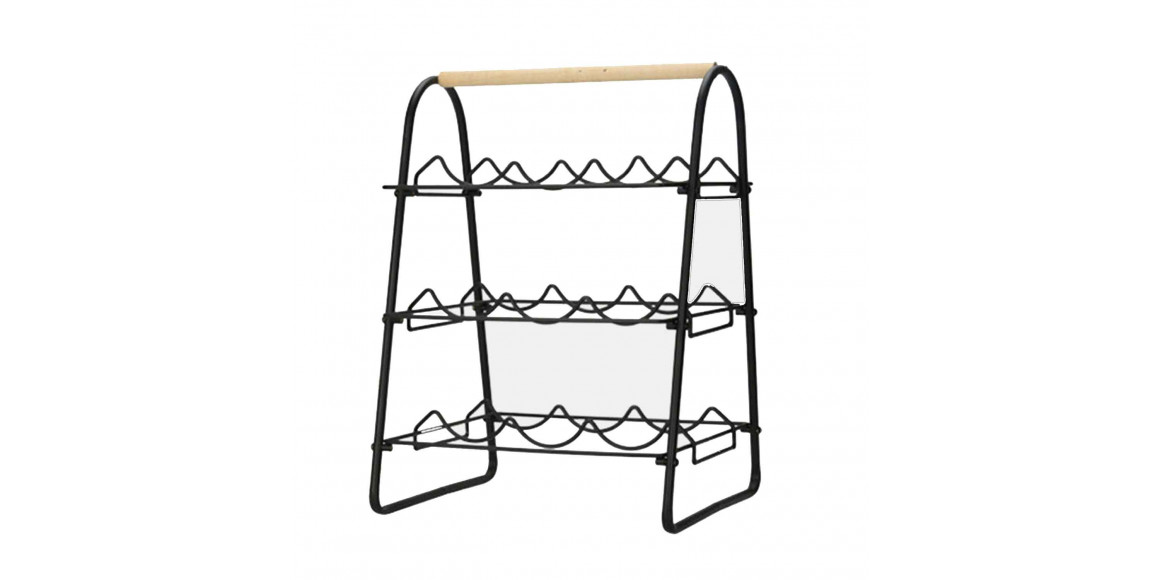 Holder KOOPMAN HZ1915420 WINE RACK METAL FOR 9 BOTTLE (073967) 