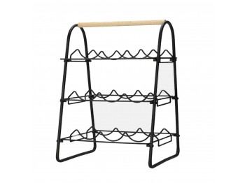 Holder KOOPMAN HZ1915420 WINE RACK METAL FOR 9 BOTTLE (073967) 