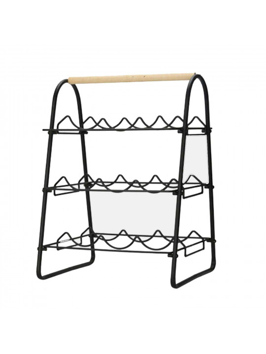 Holder KOOPMAN HZ1915420 WINE RACK METAL FOR 9 BOTTLE (073967) 