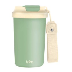 Termos LARA LR04-26 420ML GREEN W/STRAP 