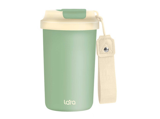 Թերմոս LARA LR04-26 420ML GREEN W/STRAP 