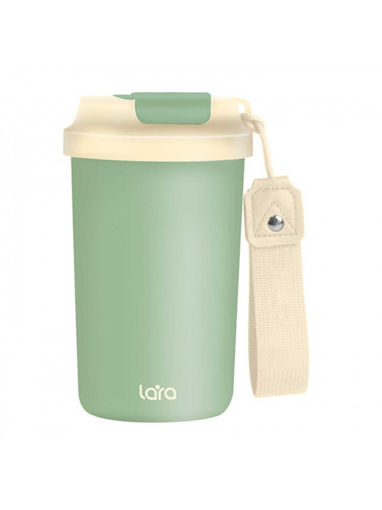 Թերմոս LARA LR04-26 420ML GREEN W/STRAP 