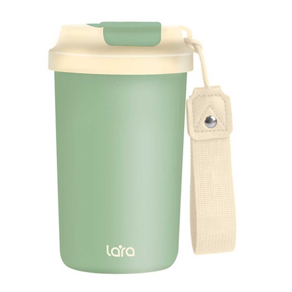 Թերմոս LARA LR04-26 420ML GREEN W/STRAP 