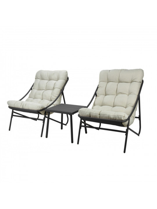 Garden set KOOPMAN GARDEN FURNITURE SET 3PCS (X80000480)