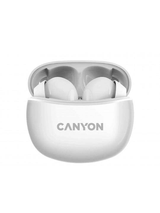 Tws ականջակալ CANYON CNS-TWS5W (WHITE) 
