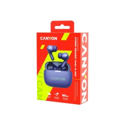 Tws наушник CANYON OnGo 10 (Purple) (CNS-TWS10PL)