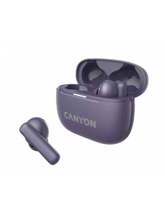 Tws ականջակալ CANYON CNS-TWS10PL (PURPLE) 