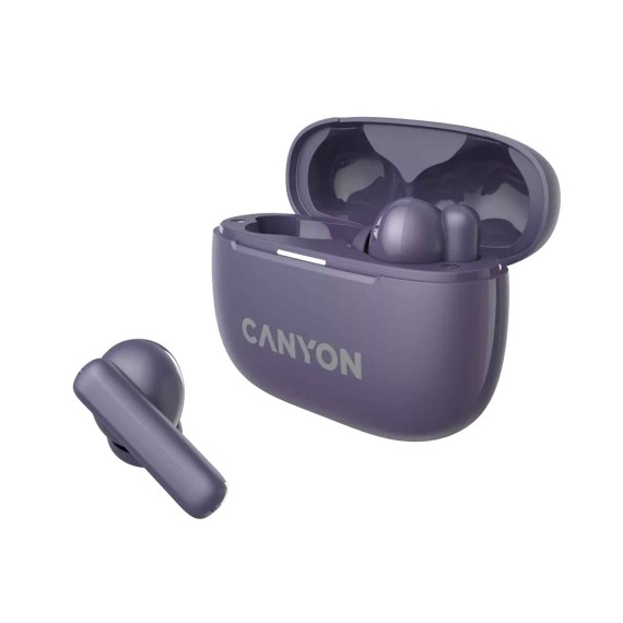 Tws ականջակալ CANYON OnGo 10 (Purple) (CNS-TWS10PL)