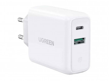 Power adapter UGREEN CD161 36W QC 3.0 (WH) 10216