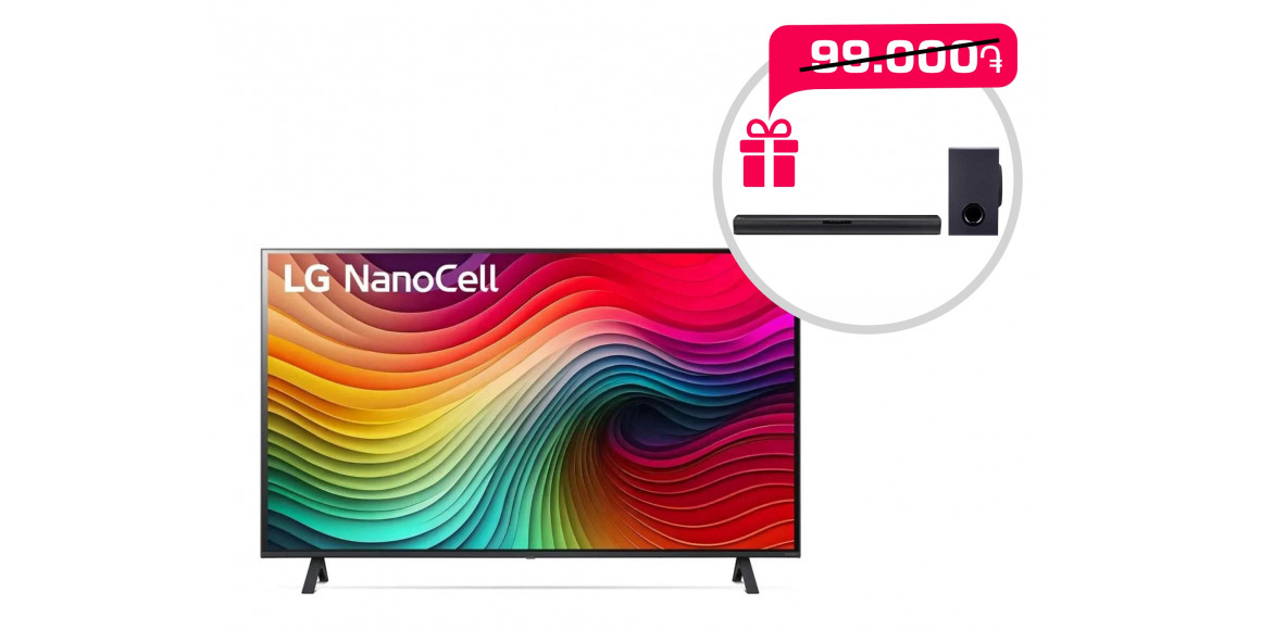 Телевизор LG 43NANO80T6A 