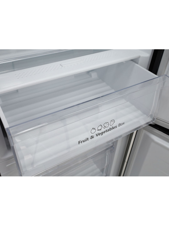 Refrigerator HOFFMANN HR44NDWD2-INOX/BLACK 