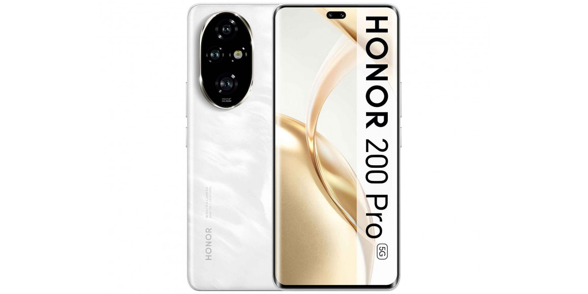 Smart phone HONOR 200 Pro ELP-NX9 12GB 512GB (Moonlight White) 