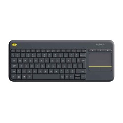 Keyboard LOGITECH K400 PLUS WIRELESS TOUCH (BLACK) (L920-007145)