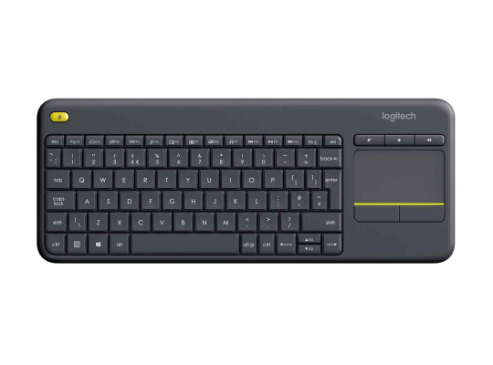 Клавиатура LOGITECH K400 PLUS WIRELESS TOUCH (BLACK) (L920-007145)